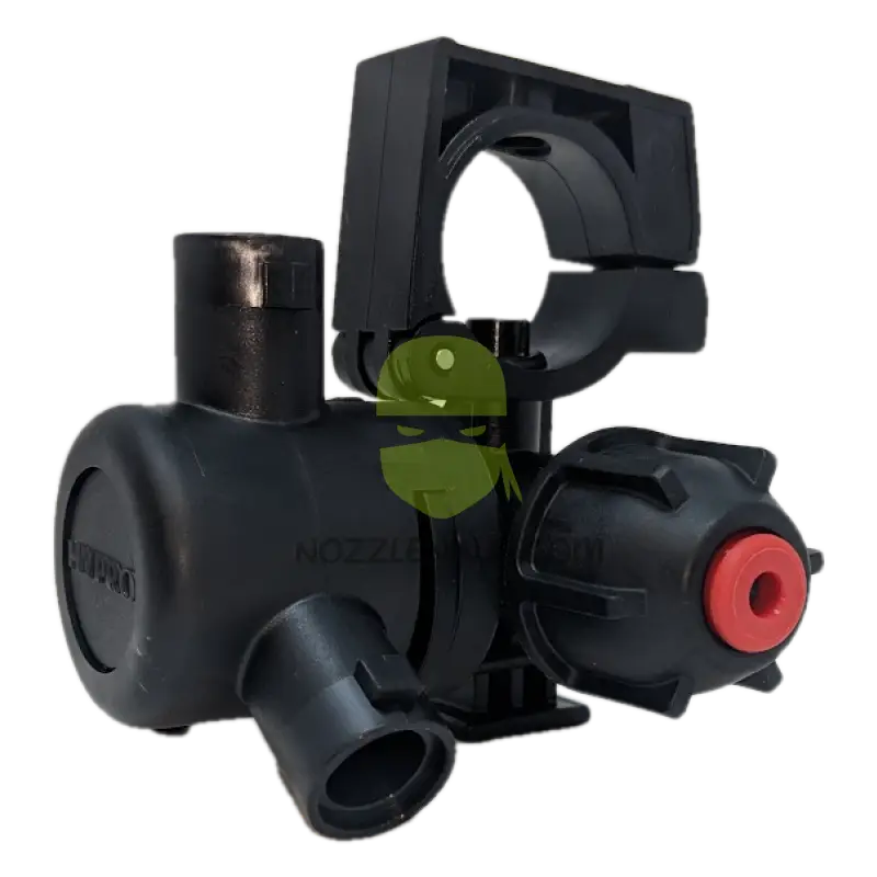 3-Way Nozzle Body Pro Flow Epdm Seals 8 Psi Dcv With Tab For Boom Clamp 1’’ Accessory