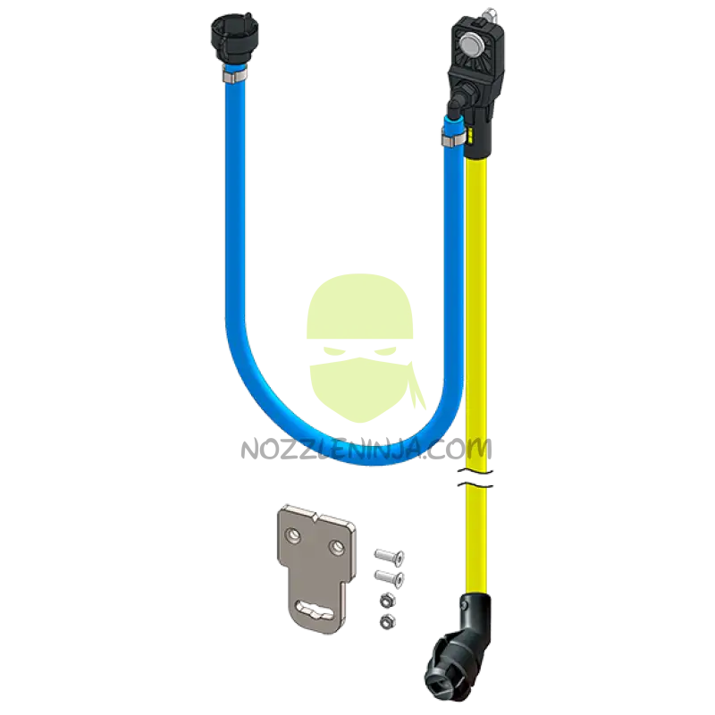 Beluga Hose Drop 36’’ Anvil End DT3.0 Nozzle With Mounting Bracket/Hardware Nozzle Accessory