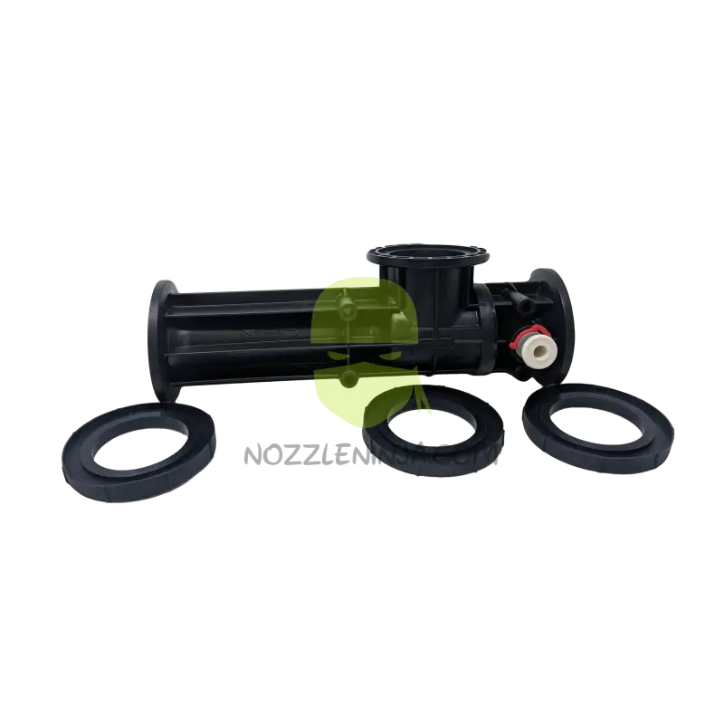 Clean Load Poly Venturi Eductor Uf 220Fp 16Mm With Gaskets And Port Plug Flange Fittings