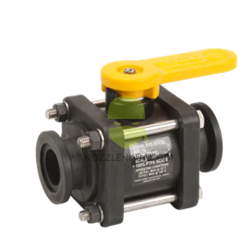 Mv100Cf 1’’ Manifold Ball Valve Four Bolt Banjo Manual Valves Flanged