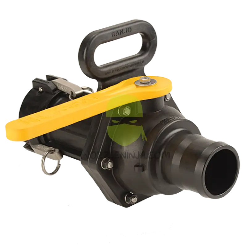 Vsbhb305Fp 3’’ Easy-Fill Valve With Handle Female Camlock Hose Barb Full Port