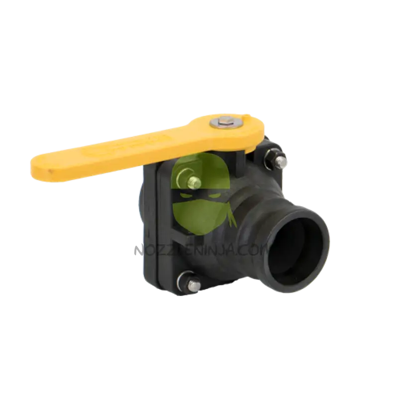 Vsf204Fp 2’’ Fpt To Male Camlock Poly Ball Valve Banjo Threaded Manual