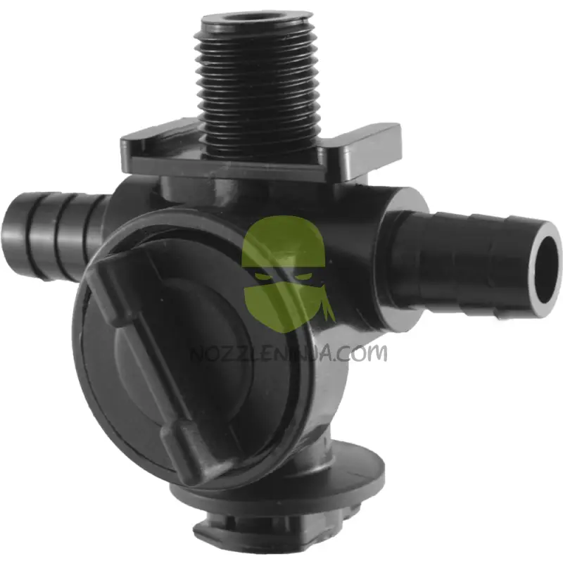 1/2’’Double Barb Right 11/16’’ Mount Wilger Combo-Jet Compact Nozzle Body Nozzle Accessory