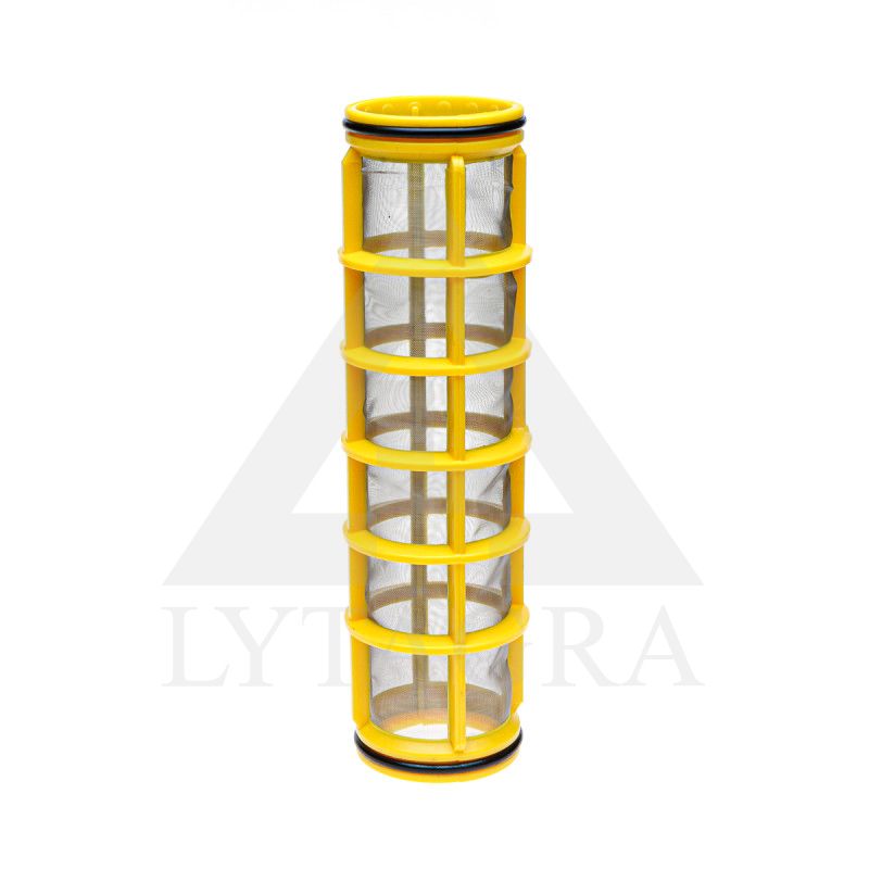 80-Mesh Inox Screen Yellow Poly Rib For Arag 1.25 and 1.5" T Style Strainer