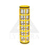 80-Mesh Inox Screen Yellow Poly Rib For Arag 1.25 and 1.5" T Style Strainer