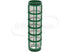 100-Mesh Inox Screen Green Poly Rib For Arag 1.25 and 1.5" T Style Strainer