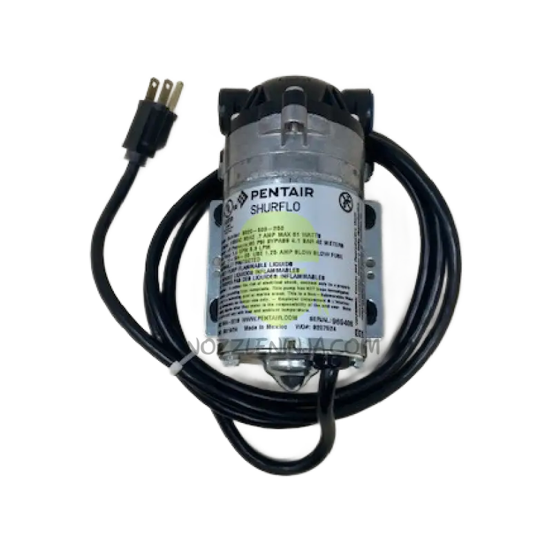 115 VAC Diaphragm Bypass Pump Viton Valves 45 PSI Internal Bypass 6’ Power Cord Electric Diaphragm Pump