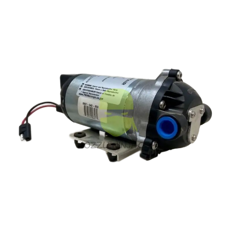 12 VDC Diaphragm pump 1.8 GPM 3/8 NPT Female 45 PSI Internal Bypass 2 Wire Connector and Manual On/Off Switch Electric