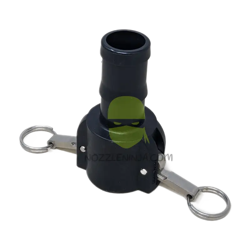 125C-TM CAM LOCK (C) 1’’ FEMALE COUPLER X 1 1/4’’ HOSE BARB Camlock