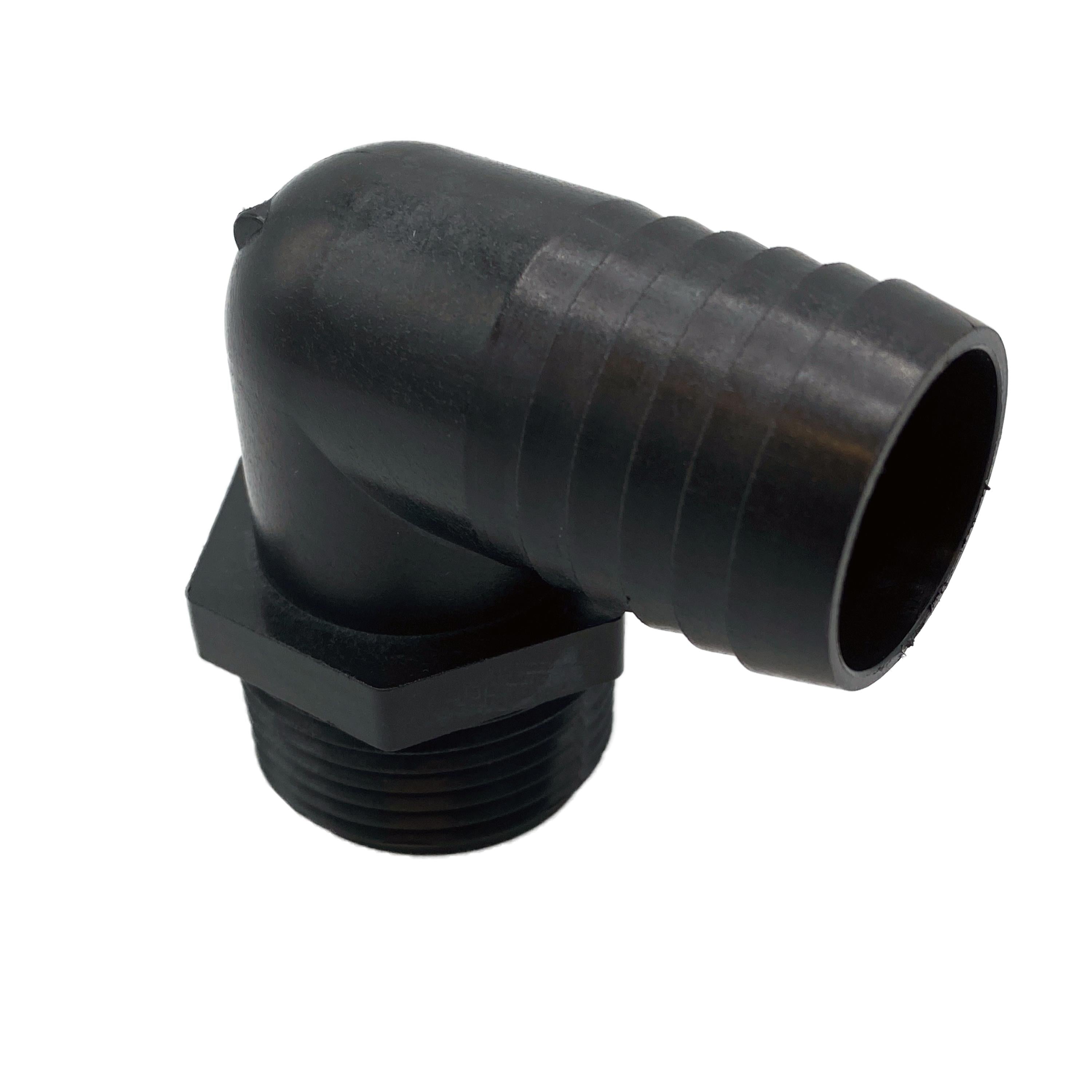 1"MPT x 1"HB 90°