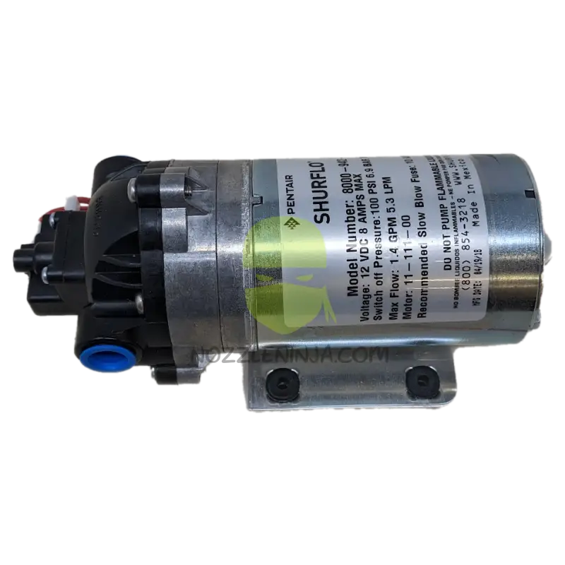 12Vdc Demand Pump 1.4Gpm 100Psi 3/8’’ Npt-Female (Close-Out) Electric Diaphragm