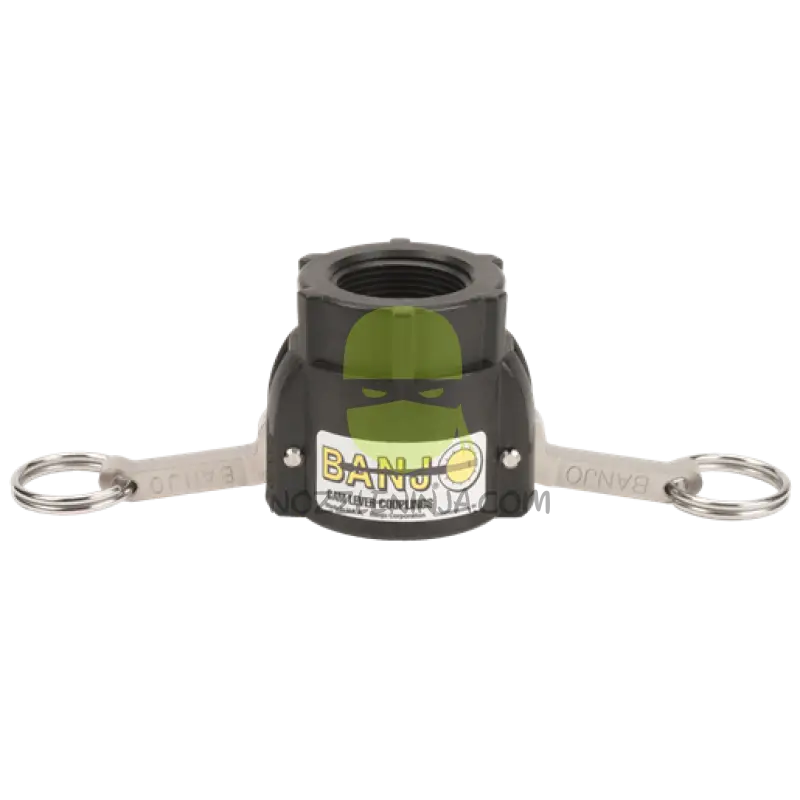 150125D Banjo 1½’ Female Coupler X 1¼’ Female Thread Poly Cam Lever Camlock