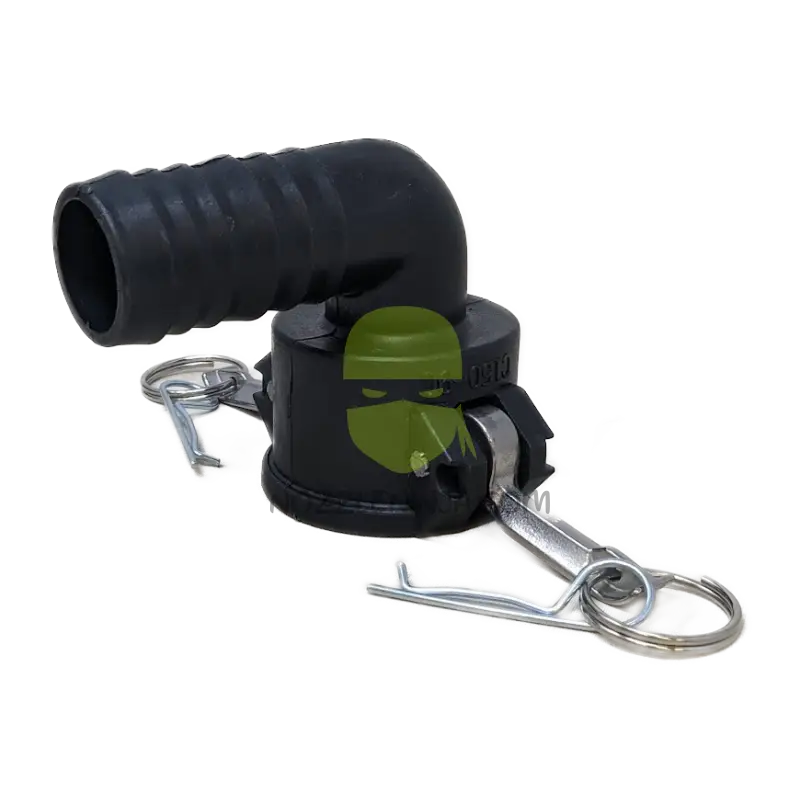 150C90-TM CAM LOCK (CL) 90 DEGREE 1 1/2’’ FEMALE COUPLER X 1 1/2’’ HOSE BARB Camlock