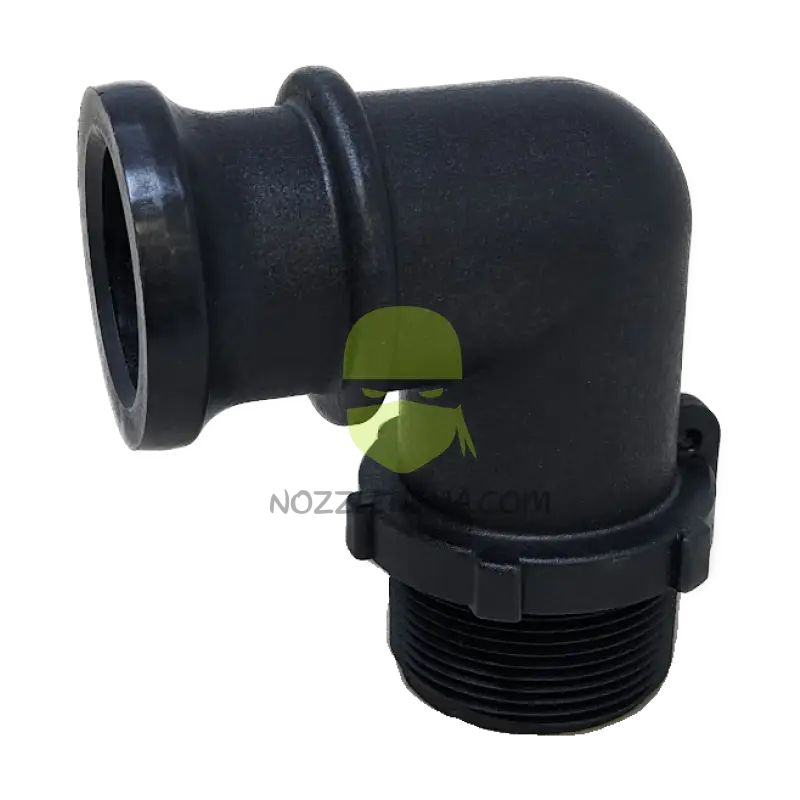 150F90-TM CAM LOCK (FL) 90 DEGREE 1 1/2’’ MALE ADAPTER X 1 1/2’’ MALE NPT Camlock