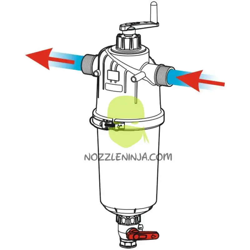 3’’ Manual Self Cleaning Filter With 100 Mesh Screen Strainer