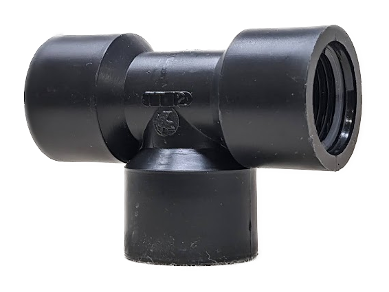 TT12P-TM TEE 1/2" FEMALE NPT