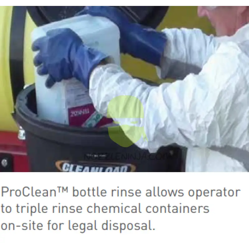 Clean Load Eductor On Board Sprayer RH 16mm Low Pressure/ High Flow Eductor