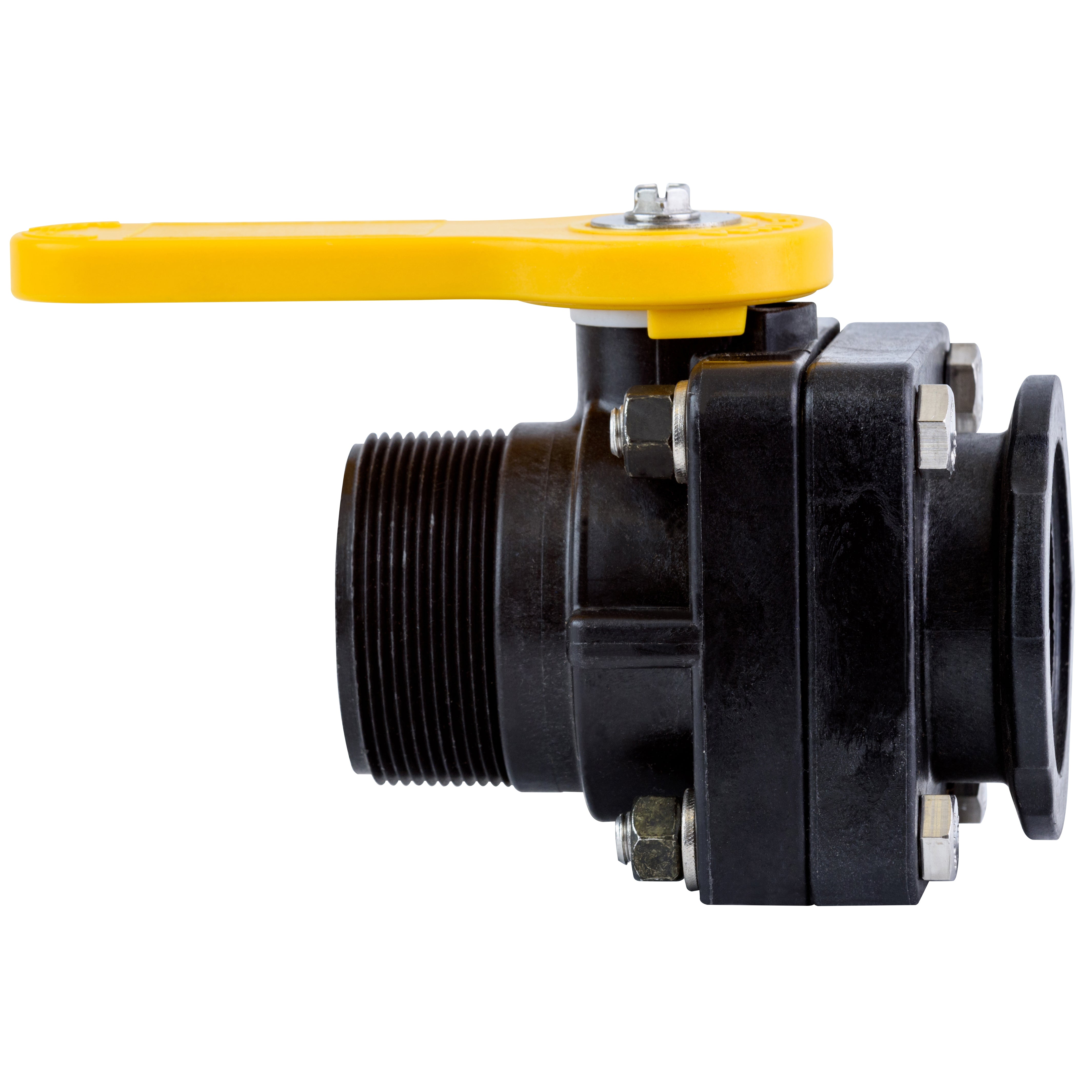 VSMT200CF-TM BALL VALVE SHORT SERIES STANDARD PORT 2" MALE NPT X 2" FLANGE