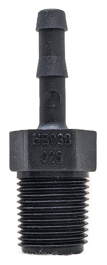 HB038025-TM - COMBINATION NIPPLE 3/8" MALE NPT X 1/4" HOSE BARB