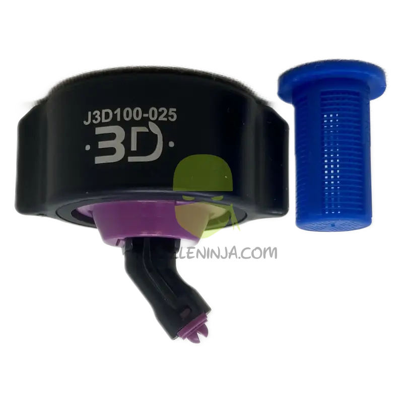 3D Nozzles Fast Cap 100Deg Purple.25Gpm Nozzle Broadcast