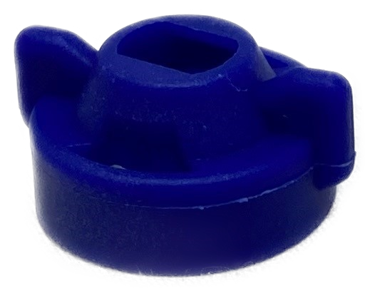 Wilger Radial lock Cap  Blue ISO  3/8" slotted