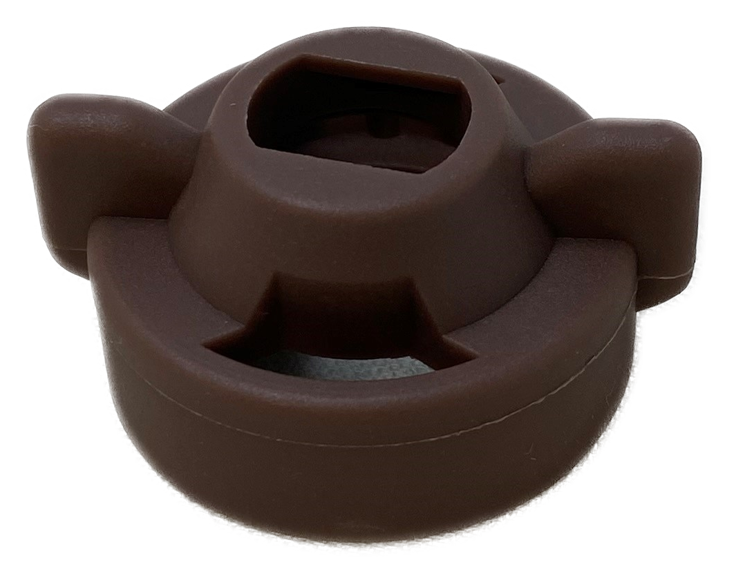 Wilger Radial Lock Cap  Brown ISO  3/8" Slotted