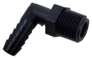 3/8" Single Barb to 1/4" MPT Thread Adaptor for Wilger Swivel Nozzle Bodies