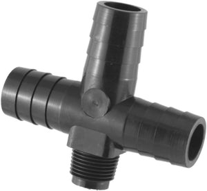 3/4" Triple barb to 1/4"mpt thread Adaptor for Wilger Swivel Nozzle Bodies