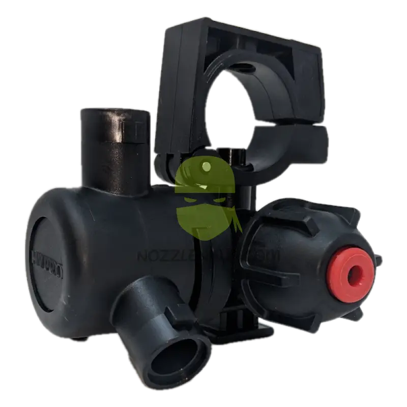 3-Way Nozzle Body Pro Flow Epdm Seals 8 Psi Dcv With Tab For Boom Clamp 1’’ Accessory