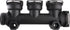 ORS 3 Outlet Manifold With O-rings and Clips
