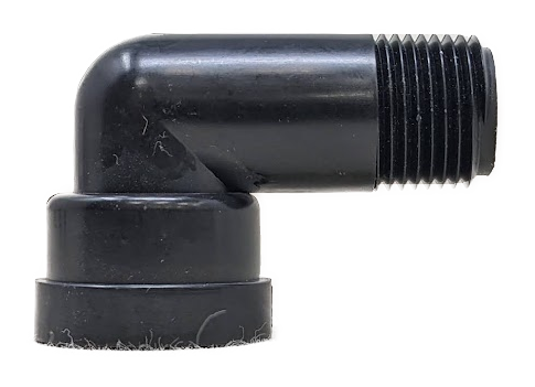 SE38P-TM STREET ELBOW 3/8" MALE NPT X 3/8" FEMALE NPT