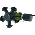 5-Way Combo-Rate Turret With Reversible Side Mount Check Valve Port Nozzle Accessory