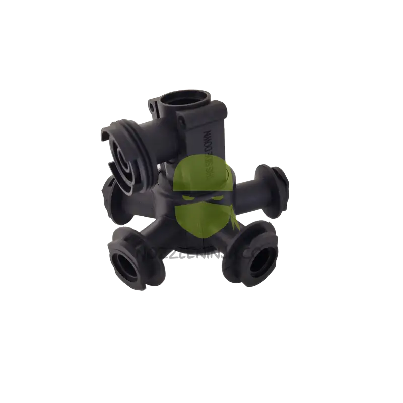 5-Way Combo-Rate Turret With Reversible Side Mount Check Valve Port Nozzle Accessory