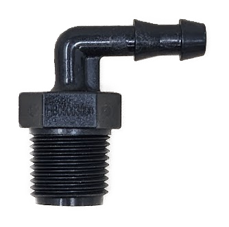 HB05003890-TM ELBOW 1/2" MALE NPT X 3/8" HOSE BARB