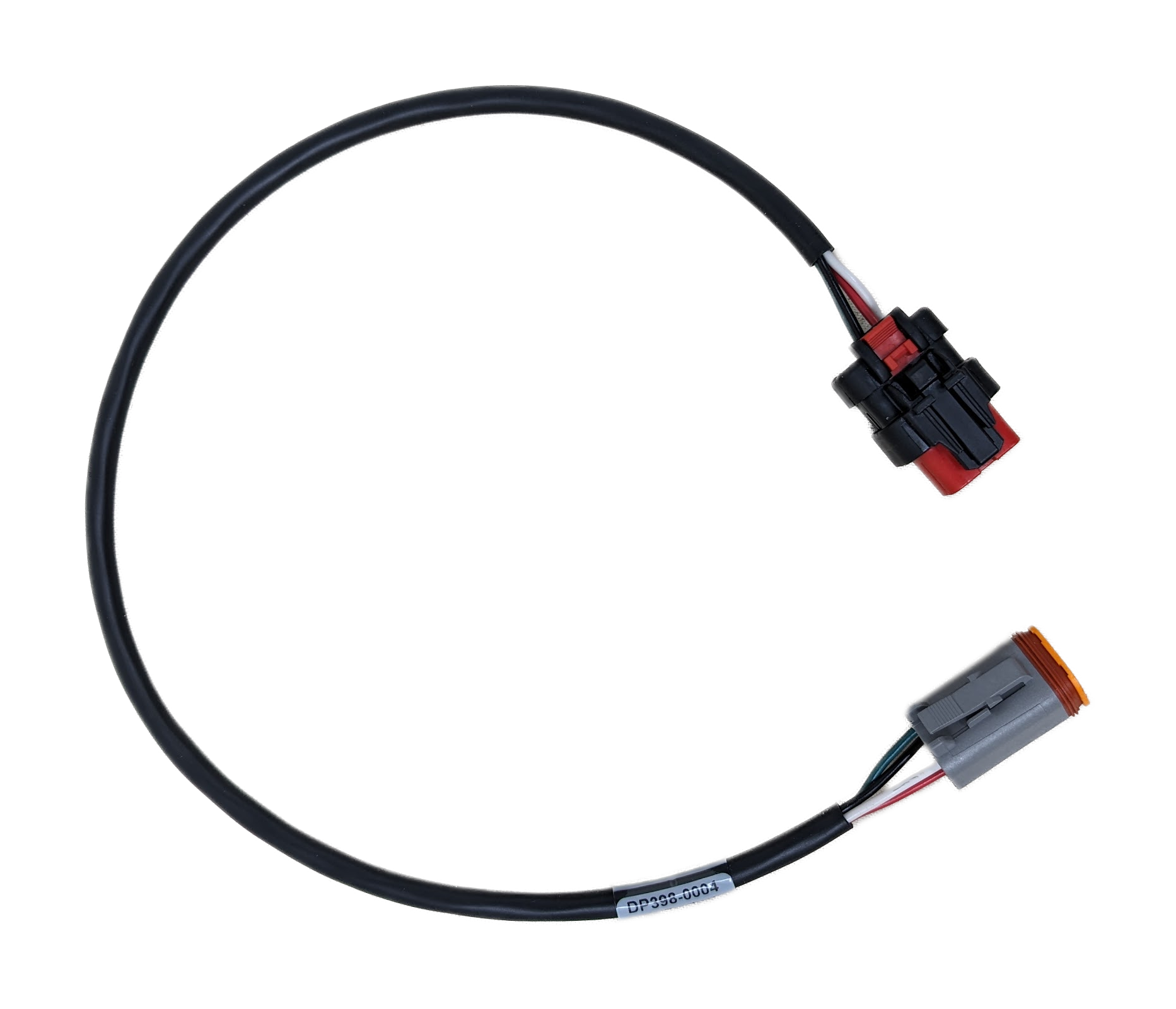 398-0004 - HARNESS ADAPTER, DT4 PLUG X AMPSEAL 16 4 PIN PLUG
