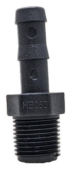 HB050-TM COMBINATION NIPPLE 1/2" MALE NPT X 1/2" HOSE BARB