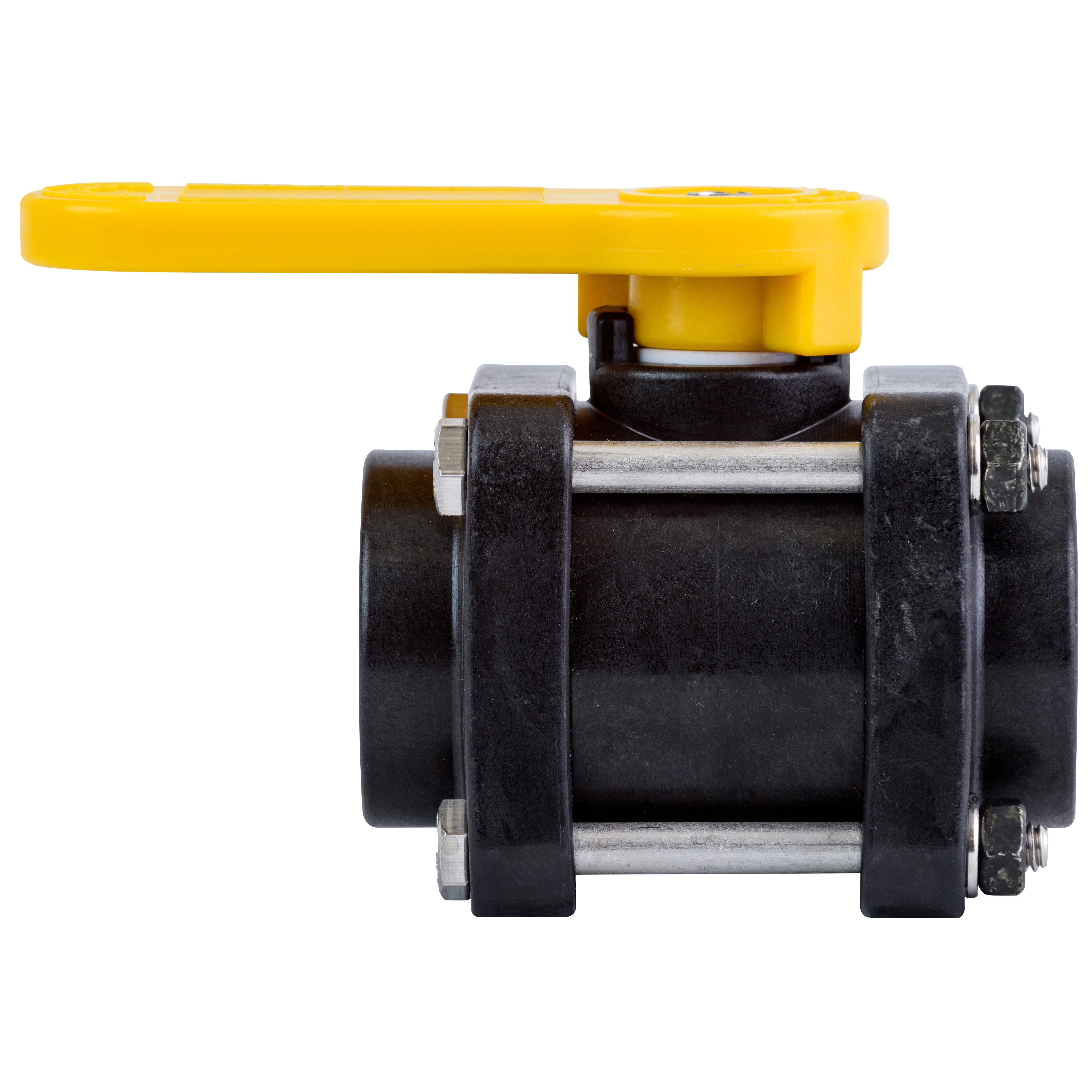 V075FPY-TM BALL VALVE STANDARD PORT 3/4" FEMALE NPT 4 BOLT YELLOW HANDLE