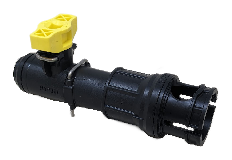 Express End Cap with Flush Valve Installed