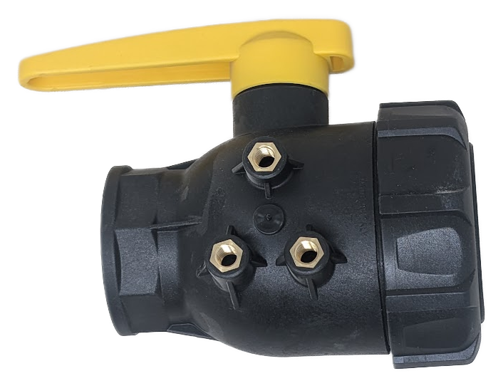 1.5" Female NPT Single Union Ball Valve 150 PSI Teflon Seals