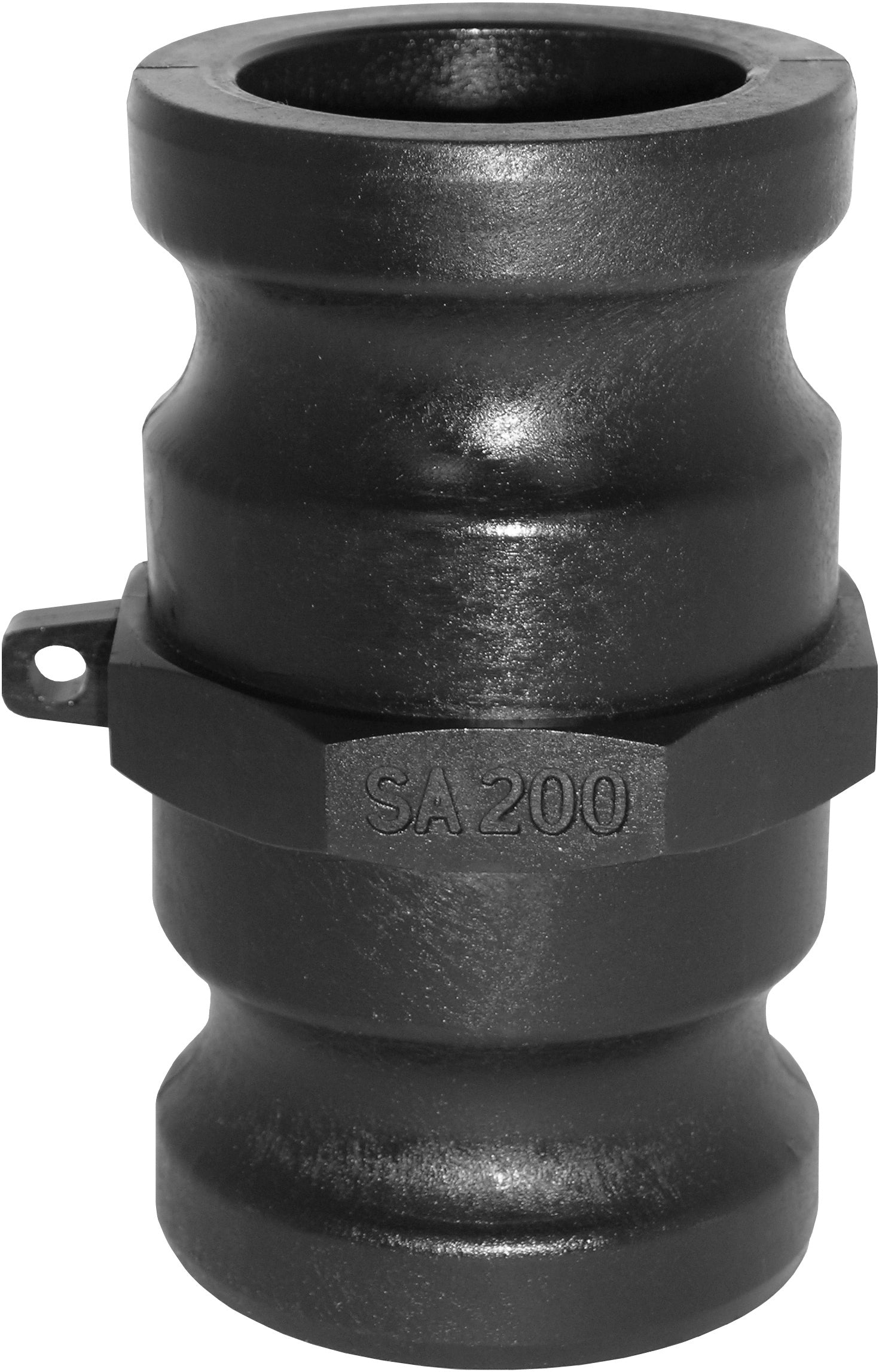 200FF-TM CAM LOCK (SA) SPOOL ADAPTER 2" MALE ADAPTER X 2" MALE ADAPTER