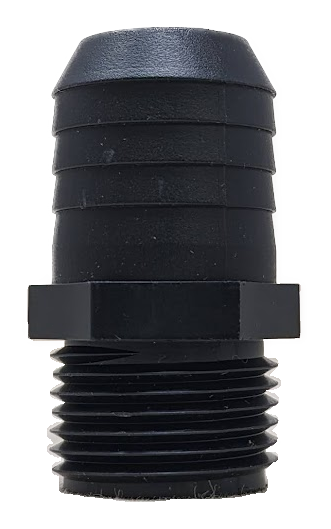 D3410P-TM ADAPTER 3/4" MALE GHT X 1 HOSE BARB