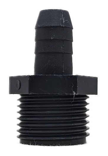 D3412P-TM ADAPTER 3/4" MALE GHT X 1/2" HOSE BARB