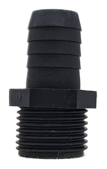 D3434P-TM ADAPTER 3/4" MALE GHT X 3/4" HOSE BARB