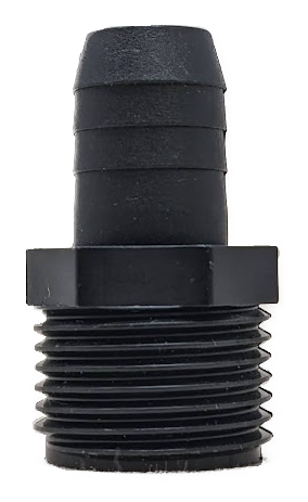 D3458P-TM ADAPTER 3/4" MALE GHT X 5/8" HOSE BARB