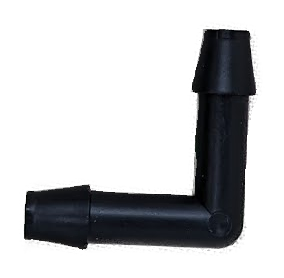 EB1414P-TM ELBOW 1/4" HOSE BARB X 1/4" HOSE BARB