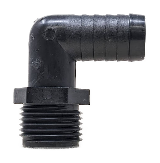 EL3434GP-TM ELBOW 3/4" MALE GHT X 3/4" HOSE BARB