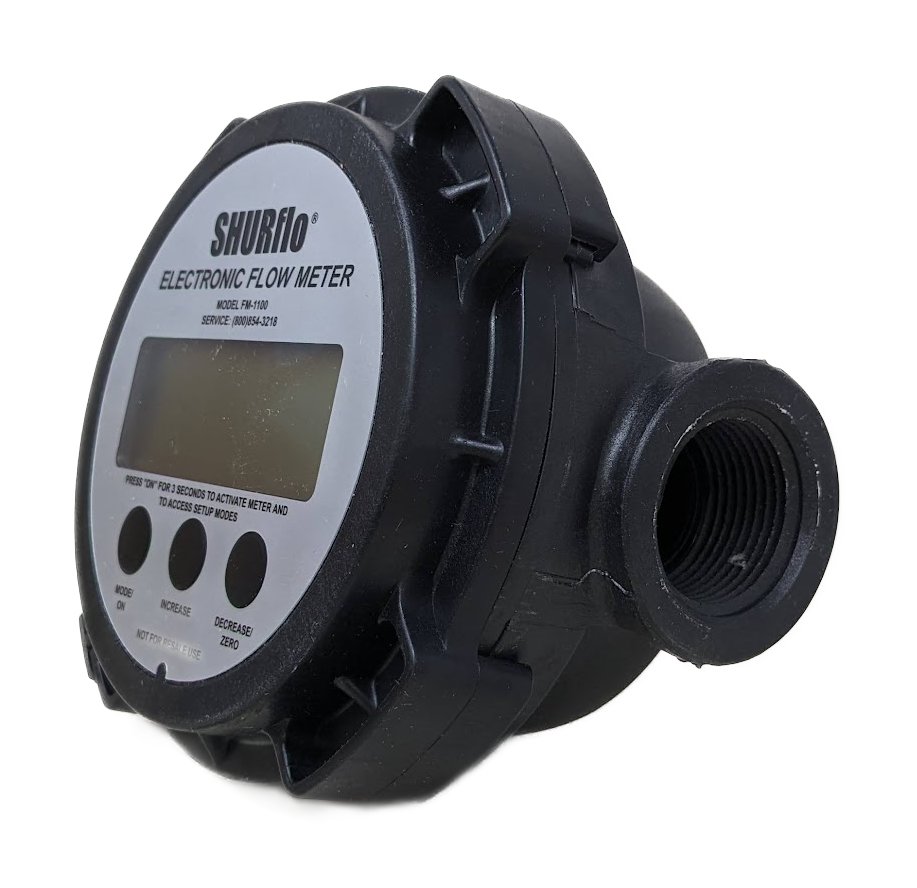 FM-1100I - Inline Mounted FLowmeter 1" FNPT