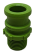 GLP075FG-TM CAM LOCK (F) GREEN 3/4" MALE ADAPTER X 3/4" MALE GHT