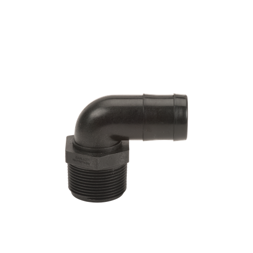 HB125-90 1-1/4" MPT x HB Elbow