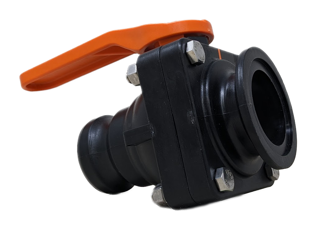 MVSF220FP-TM - BALL VALVE SHORT SERIES FULL PORT 2" MALE ADAPTER X 2" FLANGE
